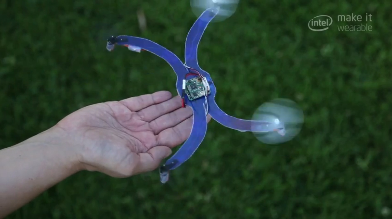 nixie wearable flying quadcopter drone selfie bracelet arm
