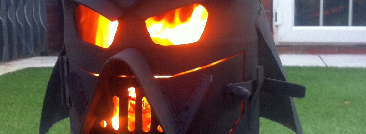 Stay warm at the Darth Vader heater