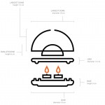 Egloo, a candle-powered terracotta heater