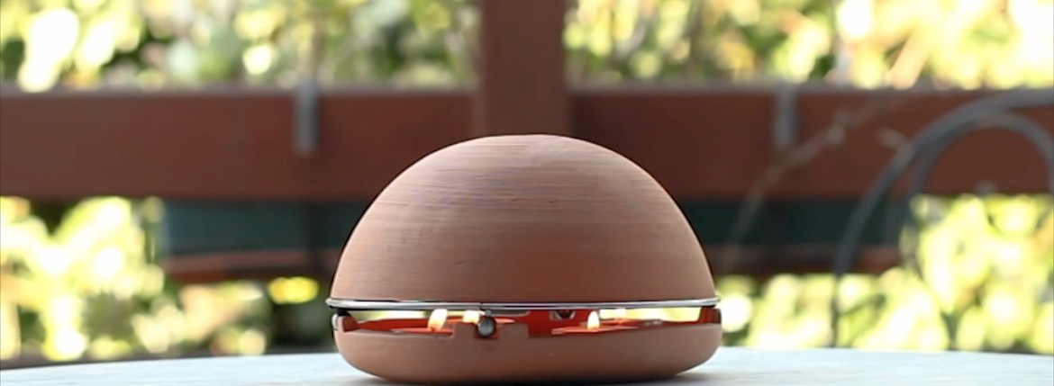 egloo heater with candles